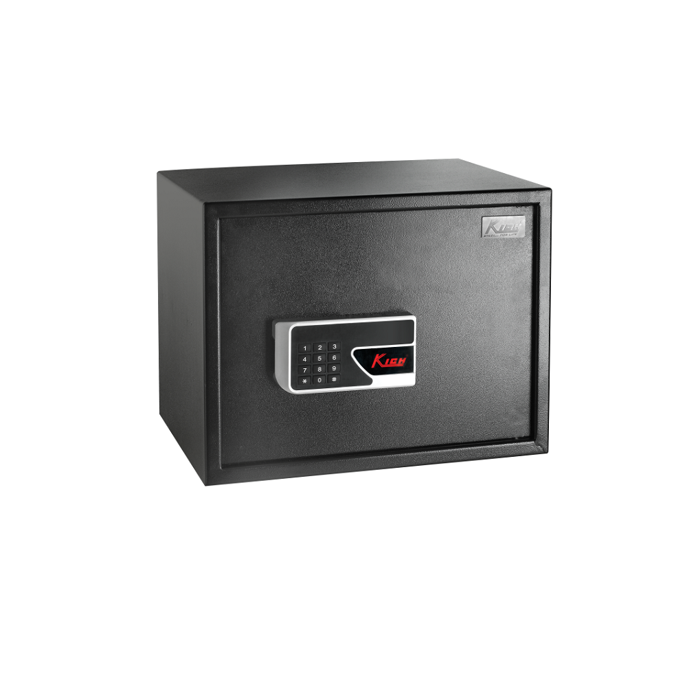 Kich Digital Safe With Keypad (350W X 215H X 200D) mm, Powder Coated Black