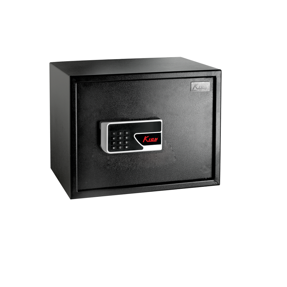 Kich Digital Safe With Keypad (350W X 250H X 250D) mm, Powder Coated Black