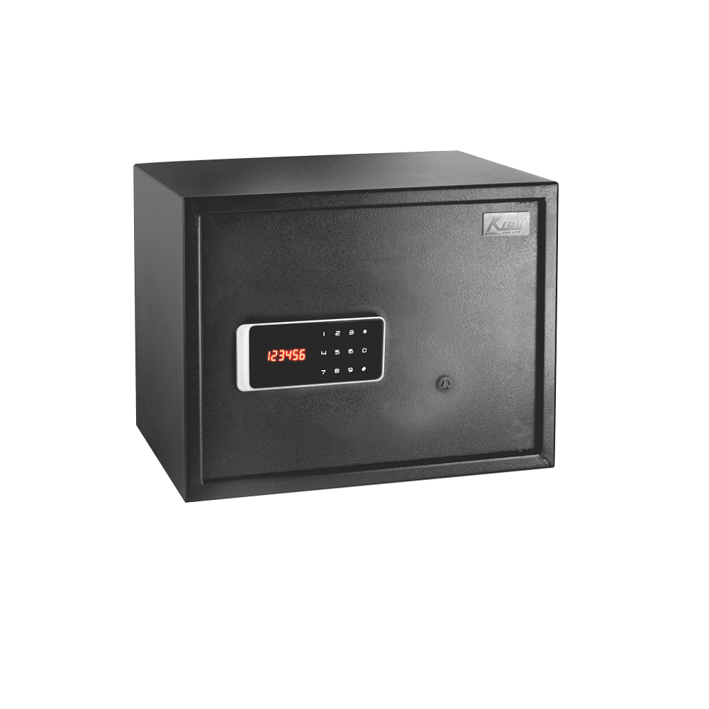 Kich Digital Safe With Touchpad (350W X 215H X 200D)mm, Powder Coated Black